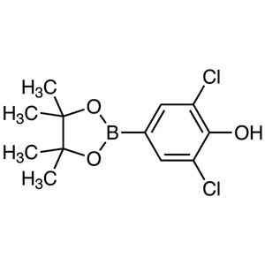 2,6-Dichloro-4-(4,4,5,5-tetramethyl-1,3,2-dioxaborolan-2-yl)phenol (CAS 1003298-87-0) - TCI D4201 - AMI Scientific
