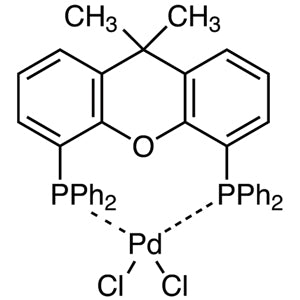 TCI D4333 205319-10-4 Dikloro[9,9-dimetil-4,5-bis(difenilfosfino)xantena]paladium(II)