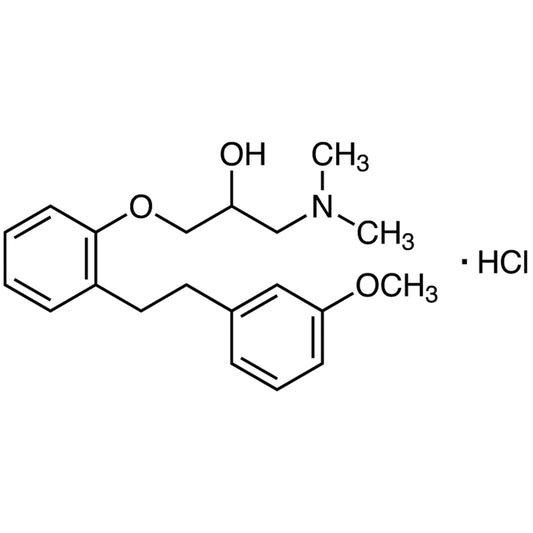1-(Dimethylamino)-3-[2-(3-methoxyphenethyl)phenoxy]-2-propanol Hydrochloride (CAS 135261-74-4) - TCI D4355 - AMI Scientific
