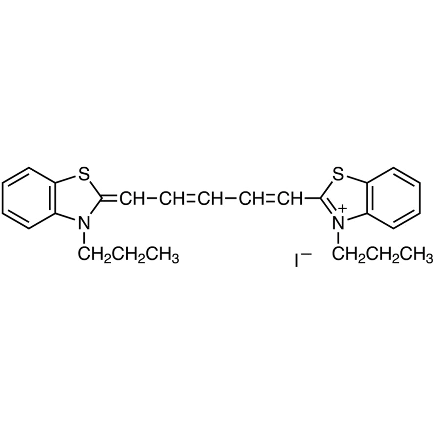 TCI D4456 53213-94-8 3,3'-Dipropylthiadicarbocyanine Iodide