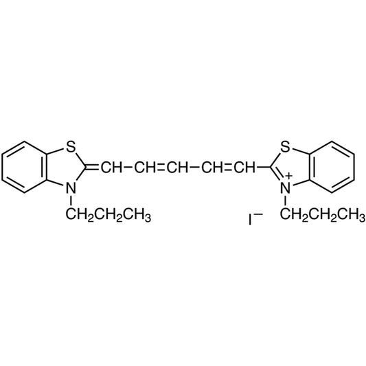 3,3'-Dipropylthiadicarbocyanine Iodide (CAS 53213-94-8) - TCI D4456 - AMI Scientific