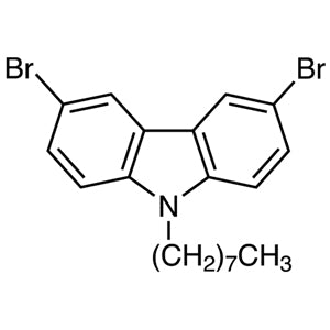 3,6-Dibromo-9-n-octylcarbazole (CAS 79554-93-1) - TCI D4482 - AMI Scientific