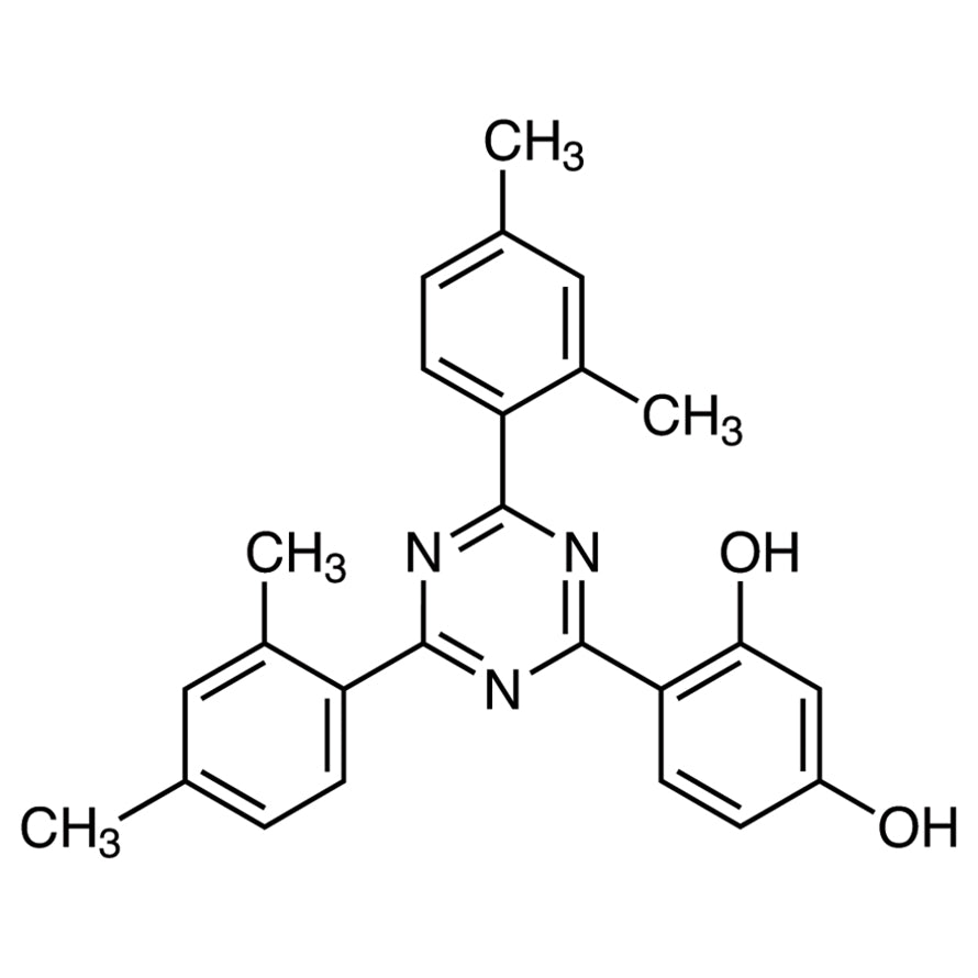 TCI D4527 1668-53-7 2-(2,4-Dihidroksifenil)-4,6-bis(2,4-dimetilfenil)-1,3,5-triazin