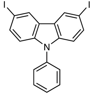 3,6-Diiodo-9-phenylcarbazole (CAS 57103-21-6) - TCI D4543 - AMI Scientific