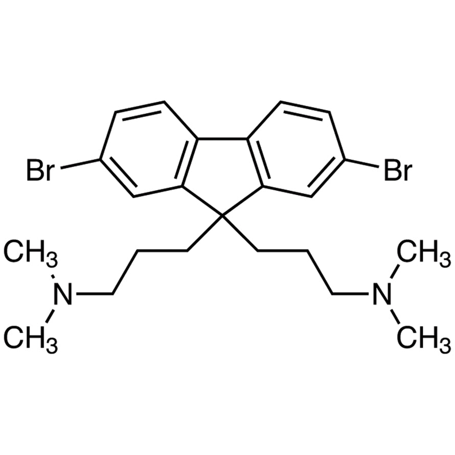 TCI D4550 673474-73-2 2,7-Dibromo-9,9-bis[3-(dimethylamino)propil]fluorena