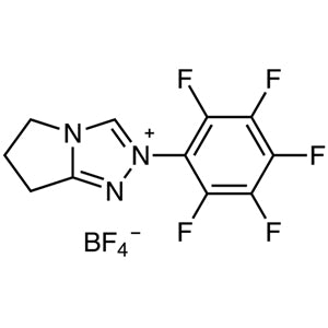 6,7-Dihydro-2-pentafluorophenyl-5H-pyrrolo[2,1-c][1,2,4]triazolium Tetrafluoroborate (CAS 862095-91-8) - TCI D4624 - AMI Scientific