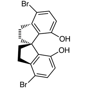 (S)-4,4'-Dibromo-1,1'-spirobiindane-7,7'-diol (CAS 636601-27-9) - TCI D4718 - AMI Scientific