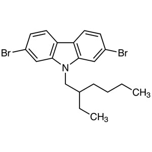 2,7-Dibromo-9-(2-ethylhexyl)carbazole (CAS 544436-46-6) - TCI D4735 - AMI Scientific
