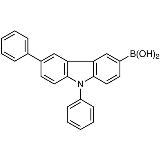 6,9-Diphenyl-9H-carbazole-3-boronic Acid (contains varying amounts of Anhydride) (CAS 1133058-06-6) - TCI D4779 - AMI Scientific