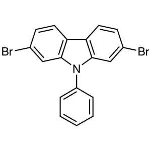 2,7-Dibromo-9-phenylcarbazole (CAS 444796-09-2) - TCI D4832 - AMI Scientific