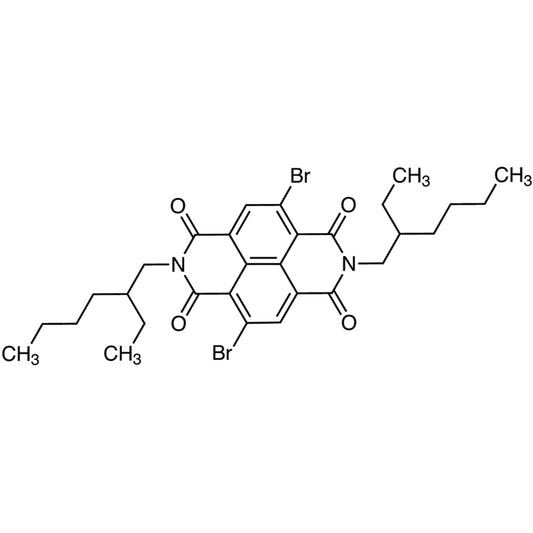 TCI D4945 1088205-02-0 2,6-Dibromo-N,N'-bis(2-ethylhexyl)-1,8:4,5-naphthalenetetracarboxdiimide