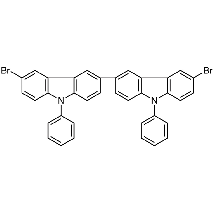 6,6'-Dibromo-9,9'-diphenyl-3,3'-bicarbazole (CAS 354135-75-4) - TCI D4980 - AMI Scientific