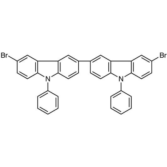 6,6'-Dibromo-9,9'-diphenyl-3,3'-bicarbazole (CAS 354135-75-4) - TCI D4980 - AMI Scientific