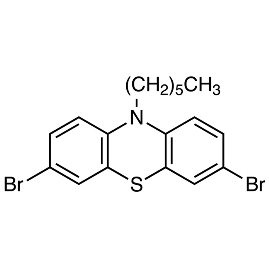 TCI D5222 312924-93-9 3,7-Dibromo-10-hexylphenothiazine