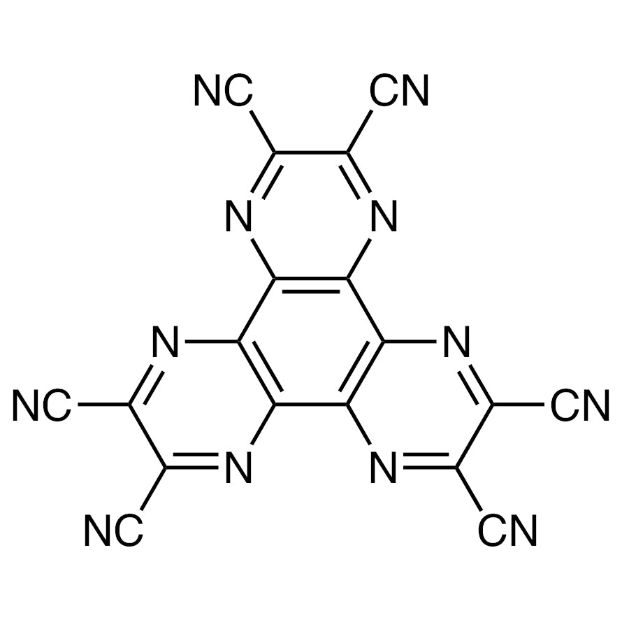 Dipyrazino[2,3-f:2',3'-h]quinoxaline-2,3,6,7,10,11-hexacarbonitrile (CAS 105598-27-4) - TCI D5248 - AMI Scientific