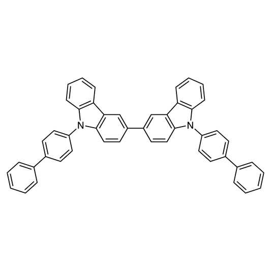 9,9'-Di([1,1'-biphenyl]-4-yl)-9H,9'H-3,3'-bicarbazole (CAS 57102-51-9) - TCI D5303 - AMI Scientific