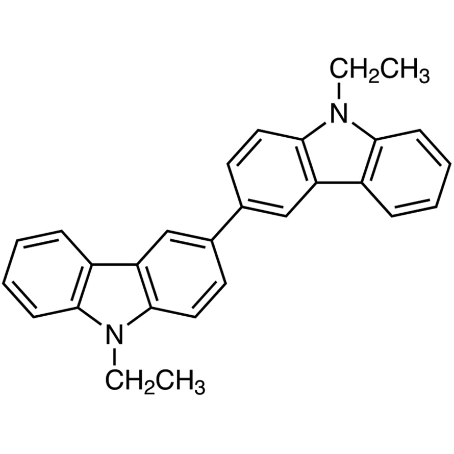 9,9'-Diethyl-9H,9'H-3,3'-bicarbazole (CAS 20466-00-6) - TCI D5387 - AMI Scientific