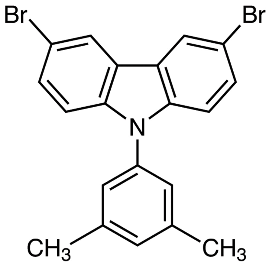 3,6-Dibromo-9-(3,5-dimethylphenyl)-9H-carbazole (CAS 1873364-08-9) - TCI D5421 - AMI Scientific