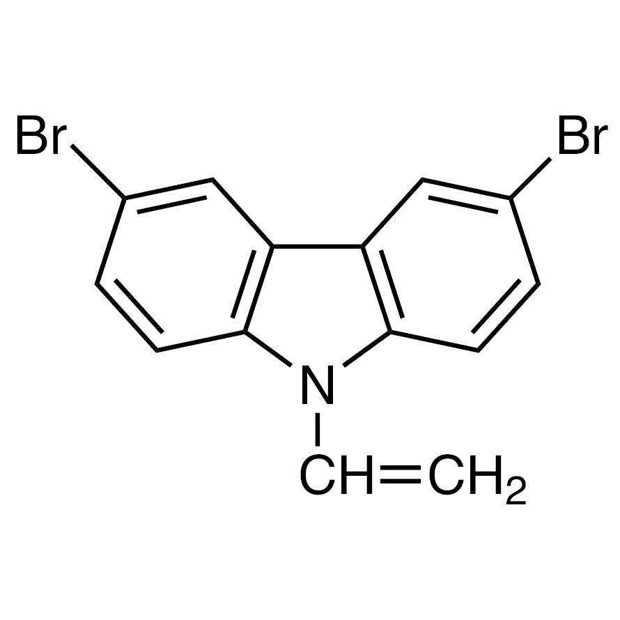 3,6-Dibromo-9-vinyl-9H-carbazole (CAS 1214-16-0) - TCI D5426 - AMI Scientific