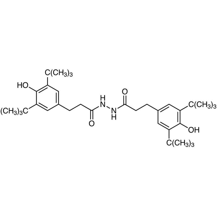 TCI D5516 32687-78-8 3-(3,5-Di-tert-butil-4-hidroksifenil)-N'-[3-(3,5-di-tert-butil-4-hidroksifenil)propanoil]propana-hidrazida