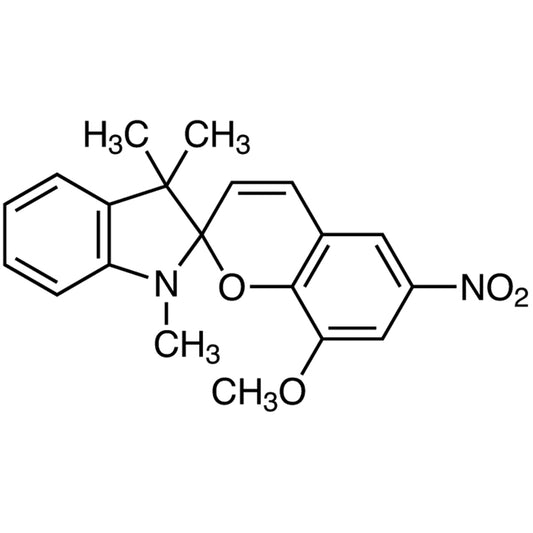 TCI D5626 1498-89-1 1',3'-Dihydro-8-methoxy-1',3',3'-trimethyl-6-nitrospiro[2H-1-benzopyran-2,2'-[2H]indole]