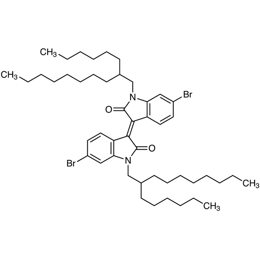 TCI D5739 1147124-24-0 6,6'-Dibromo-1,1'-bis(2-hexyldecyl)isoindigo