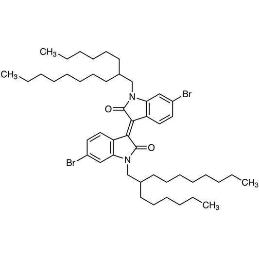 TCI D5739 1147124-24-0 6,6'-Dibromo-1,1'-bis(2-hexyldecyl)isoindigo