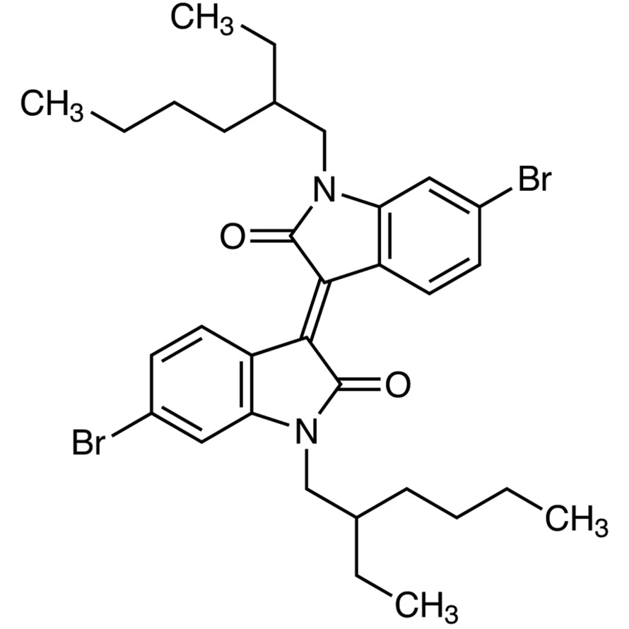 TCI D5766 1147124-23-9 6,6'-Dibromo-1,1'-bis(2-exylhexyl)isoindigo