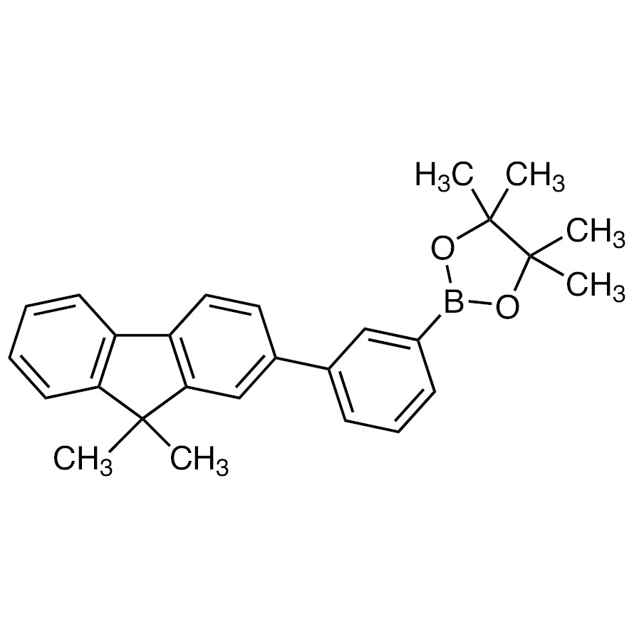 TCI D5800 1005771-03-8 2-[3-(9,9-Dimethyl-9H-fluoren-2-yl)phenyl]-4,4,5,5-tetramethyl-1,3,2-dioxaborolane