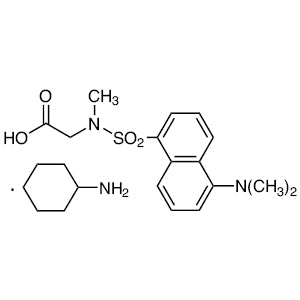 Dansylsarcosine Cyclohexylammonium Salt [for Albumin binding assay] (CAS 2733745-64-5) - TCI D5883 - AMI Scientific