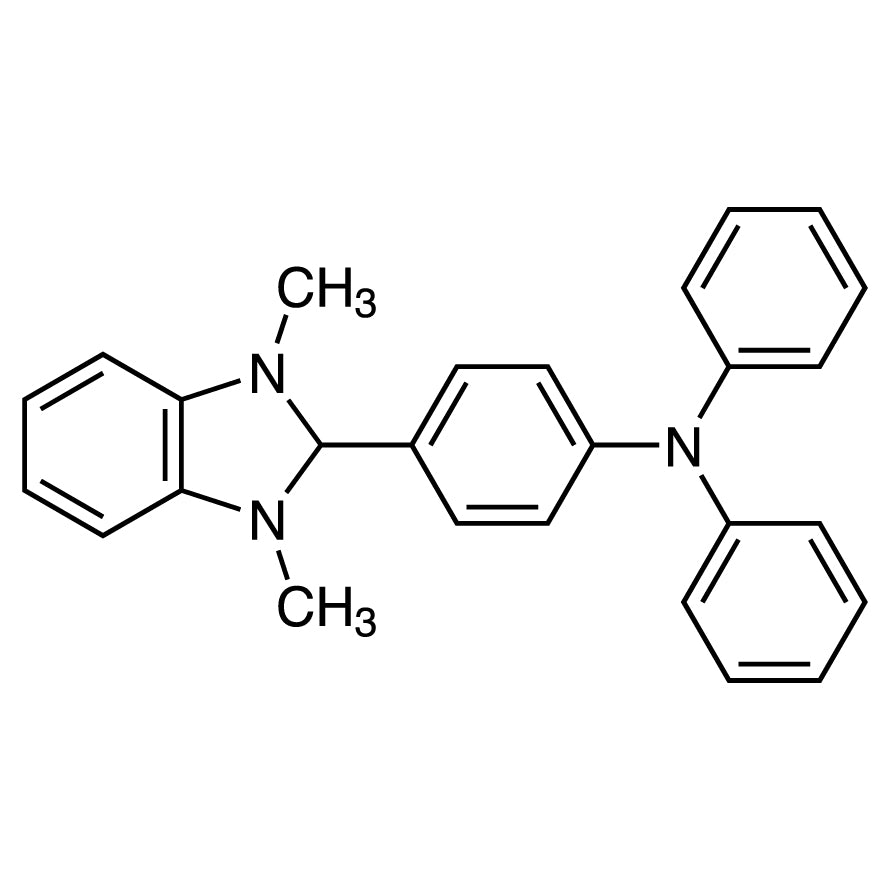 4-(1,3-Dimethyl-2,3-dihydro-1H-benzimidazol-2-yl)-N,N-diphenylaniline (CAS 1400191-57-2) - TCI D6182 - AMI Scientific