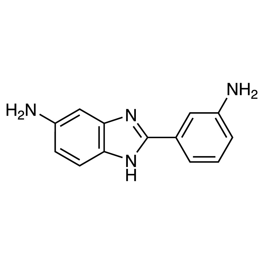 2-(3-Aminophenyl)-1H-benzo[d]imidazol-5-amine (CAS 13676-49-8) - TCI D6250 - AMI Scientific