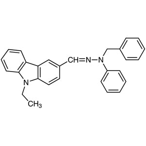 9-Ethylcarbazole-3-carboxaldehyde N-Benzyl-N-phenylhydrazone (CAS 75238-79-8) - TCI E0574 - AMI Scientific