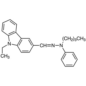 9-Ethylcarbazole-3-carboxaldehyde N-Butyl-N-phenylhydrazone (CAS 88107-84-0) - TCI E0575 - AMI Scientific