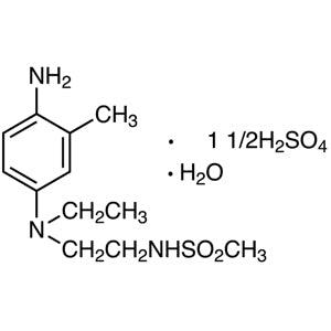 TCI E0658 24567-76-8 N4-Etil-N4-(2-metanasulfonamidoetil)-2-metil-1,4-fenilendiamin Sesquisulfat Monohidrat