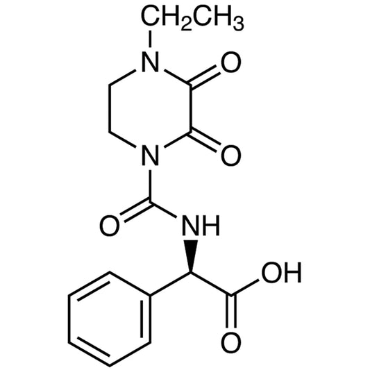 TCI E0993 63422-71-9 (R)-(-)-alpha-[[(4-Ethyl-2,3-dioxo-1-piperazinyl)carbonyl]amino]benzeneacetic Acid