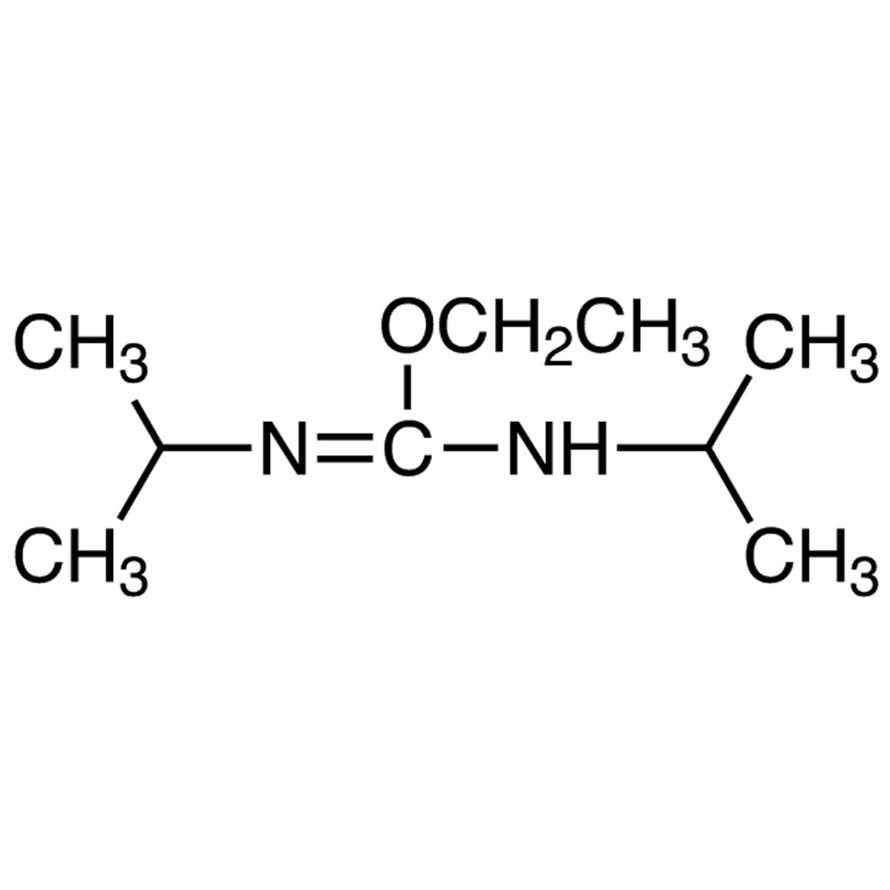 TCI E1058 60683-30-9 O-Ethyl-N,N'-diisopropylisourea — struktur kimia