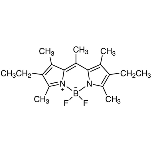 TCI E1065 131083-16-4 [[(4-Ethyl-3,5-dimethyl-1H-pyrrol-2-yl)(4-ethyl-3,5-dimethyl-2H-pyrrol-2-ylidene)methyl]methane](difluoroborane)