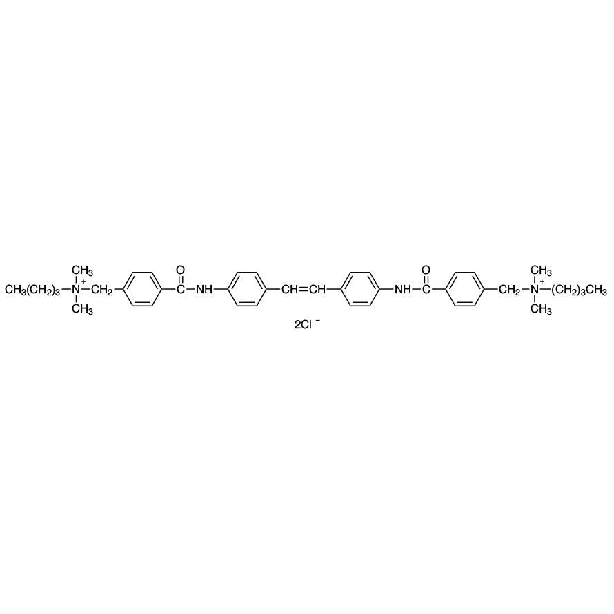 TCI E1127 1296211-78-3 4,4'-[1,2-Etenadiilbis(4,1-fenileniminokarbonil)]bis(N-butil-N,N-dimetilbenzenametanamimium) Diklorida