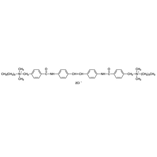 TCI E1127 1296211-78-3 4,4'-[1,2-Ethenediylbis(4,1-phenyleneiminocarbonyl)]bis(N-butyl-N,N-dimethylbenzenemethanaminium) Dichloride