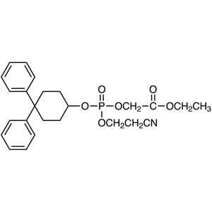 TCI E1268 2173111-94-7 Ethyl 2-[(2-Cyanoethoxy)(4,4-diphenylcyclohexyloxy)phosphoryloxy]acetate