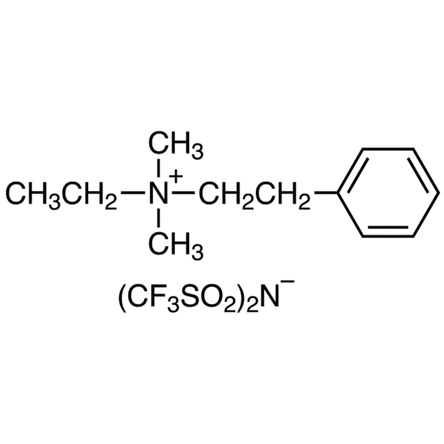 TCI E1283 1804970-28-2 Ethyl(dimethyl)(2-phenylethyl)ammonium Bis(trifluoromethanesulfonyl)imide