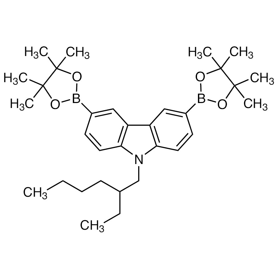 TCI E1325 448955-87-1 9-(2-Ethylhexyl)-3,6-bis(4,4,5,5-tetramethyl-1,3,2-dioxaborolan-2-yl)-9H-carbazole
