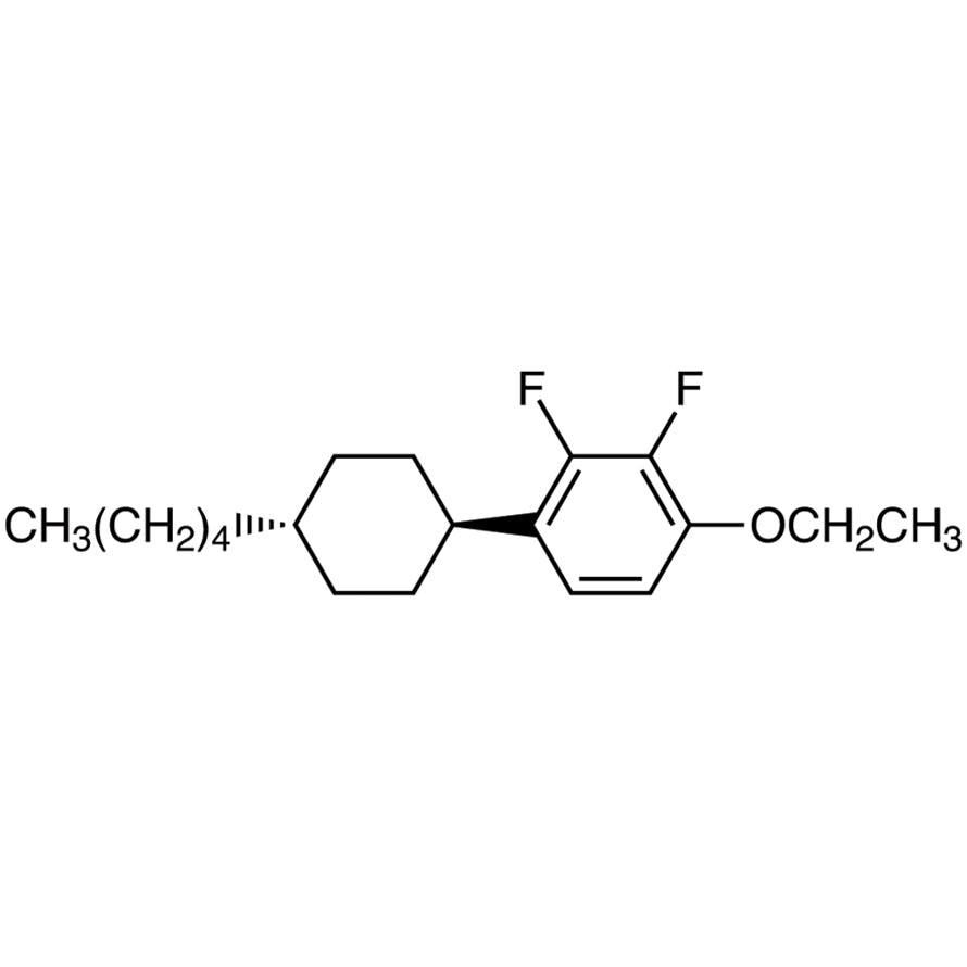 TCI E1389 124729-02-8 trans-1-Etoksi-2,3-difluoro-4-(4-pentilsikloheksil)benzena