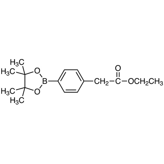 TCI E1393 859169-20-3 Ethyl 2-[4-(4,4,5,5-Tetramethyl-1,3,2-dioxaborolan-2-yl)phenyl]acetate