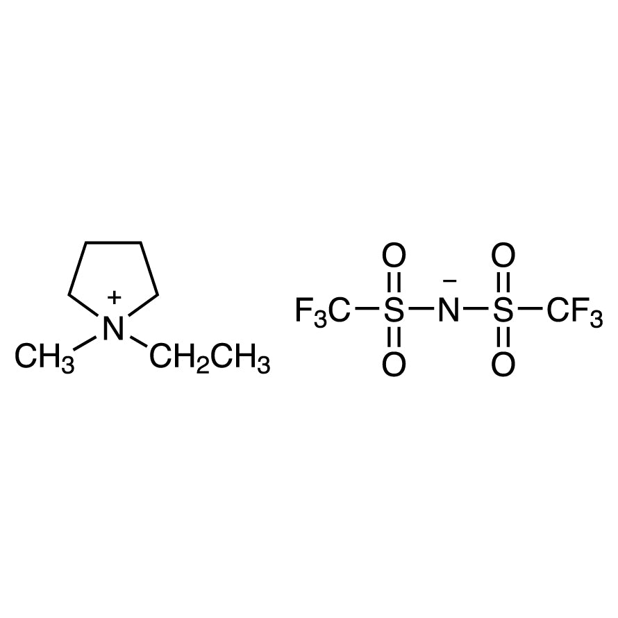 TCI E1498 223436-99-5 1-Ethyl-1-methylpyrrolidin-1-ium Bis[(trifluoromethyl)sulfonyl]amide