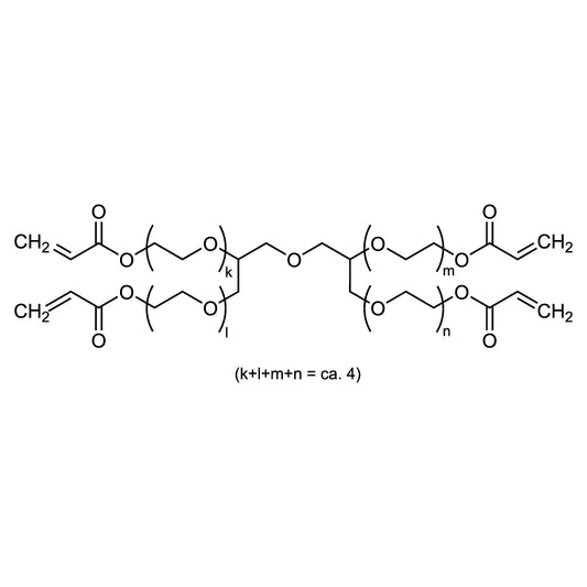 TCI E1650 433216-17-2 Ethoxlylated Diglycerin Tetraacrylate (k+l+m+n = ca. 4) (stabilized with MEHQ)