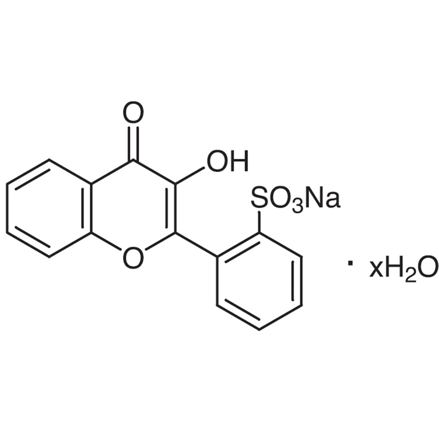 TCI F0184 77125-87-2 Natrium Flavonol-2'-sulfonat Hidrat [untuk Penentuan Sn, Zr]