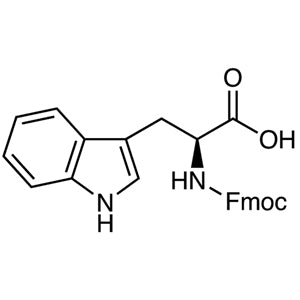Nalpha-[(9H-Fluoren-9-ylmethoxy)carbonyl]-L-tryptophan (CAS 35737-15-6) - TCI F0307 - AMI Scientific