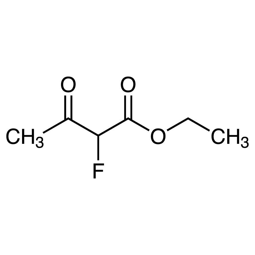 TCI F0471 1522-41-4 Ethyl 2-Fluoroacetoacetate — struktur kimia